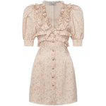 Mini abito in jacquard di seta stampata FABX4297F4670 1682 ALESSANDRA RICH 