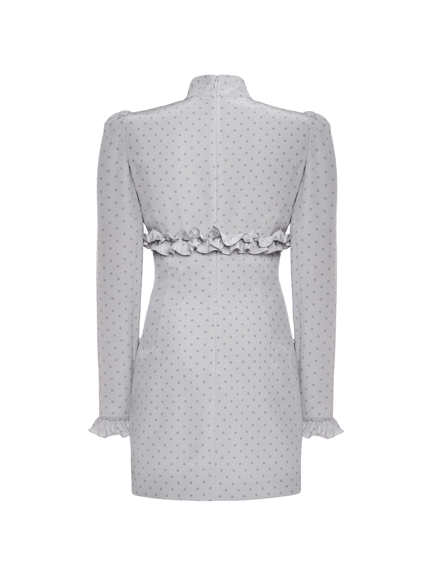 Mini abito a pois con volant FABX4302F4686 1810 ALESSANDRA RICH 