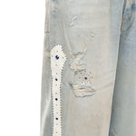 Jeans larghi con borchie AMBMJE1011 543 AMIRI 