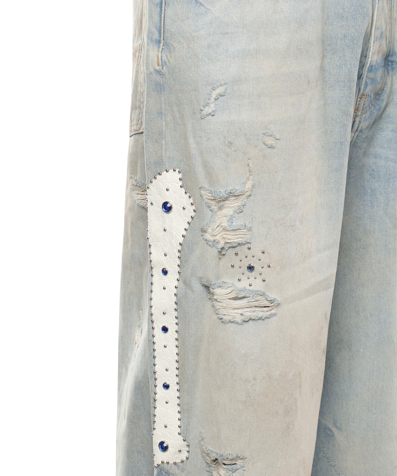 Jeans larghi con borchie AMBMJE1011 543 AMIRI 