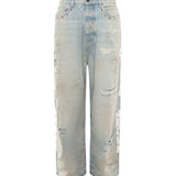 Jeans larghi con borchie AMBMJE1011 543 AMIRI 
