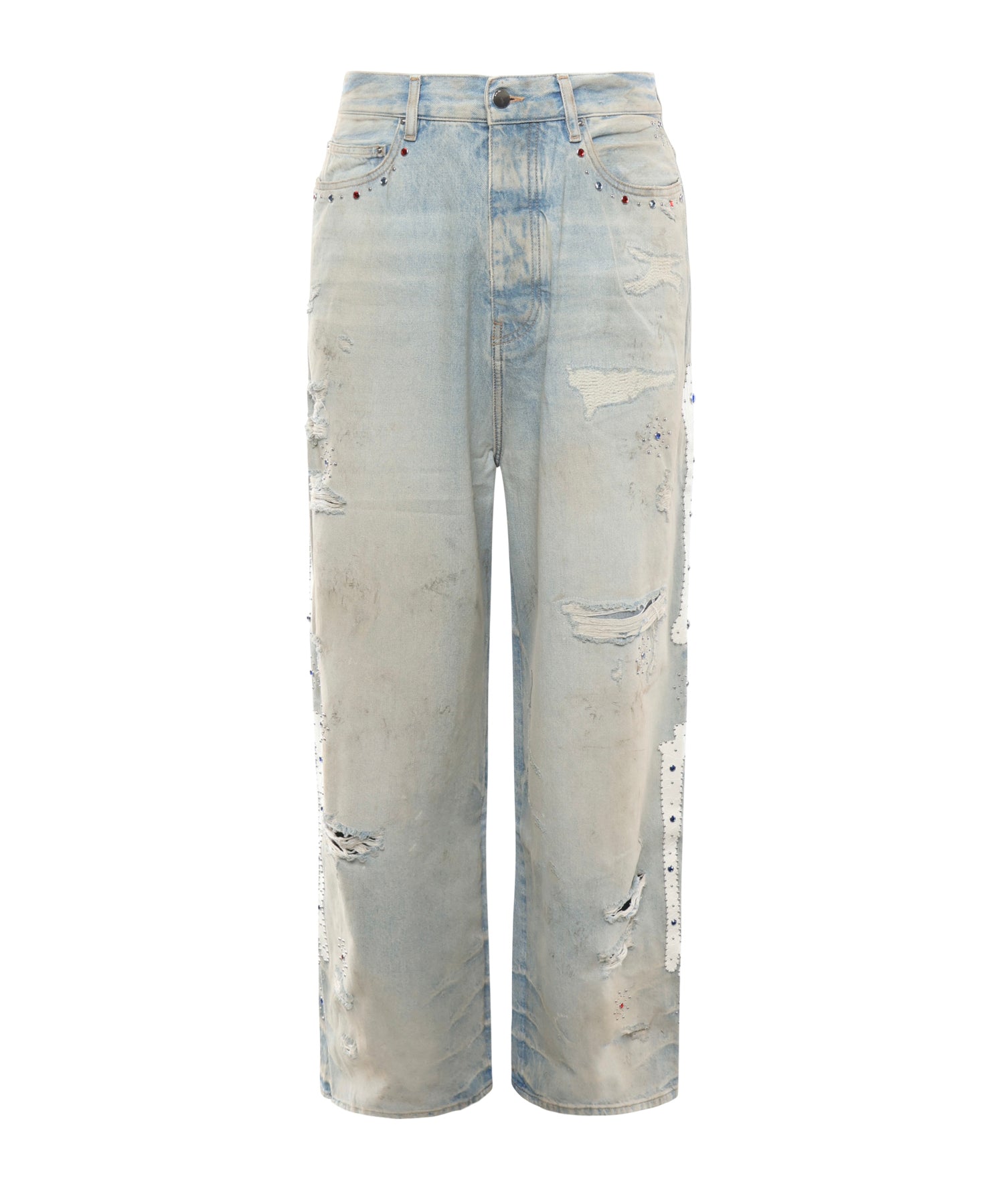 Jeans larghi con borchie AMBMJE1011 543 AMIRI 