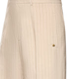 Pantaloni sartoriali gessati in misto viscosa e lino AMBMPA1043 271 AMIRI 