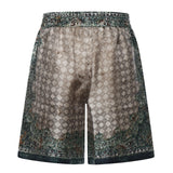 Bermuda con stampa in seta AMBMSO1036 900 AMIRI 