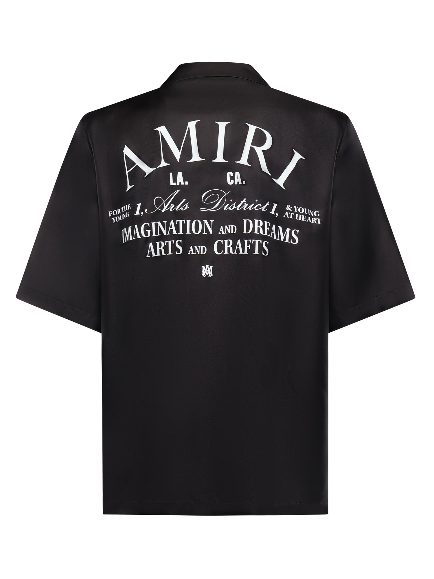 Camicia bowling con logo AMSTBW1018 001 AMIRI 