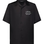 Camicia bowling con logo AMSTBW1018 001 AMIRI 