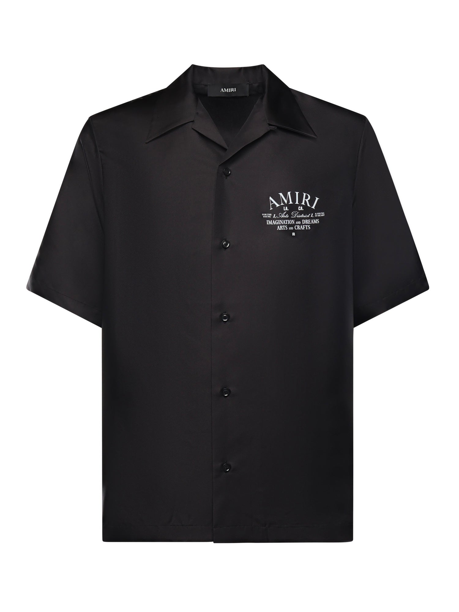 Camicia bowling con logo AMSTBW1018 001 AMIRI 