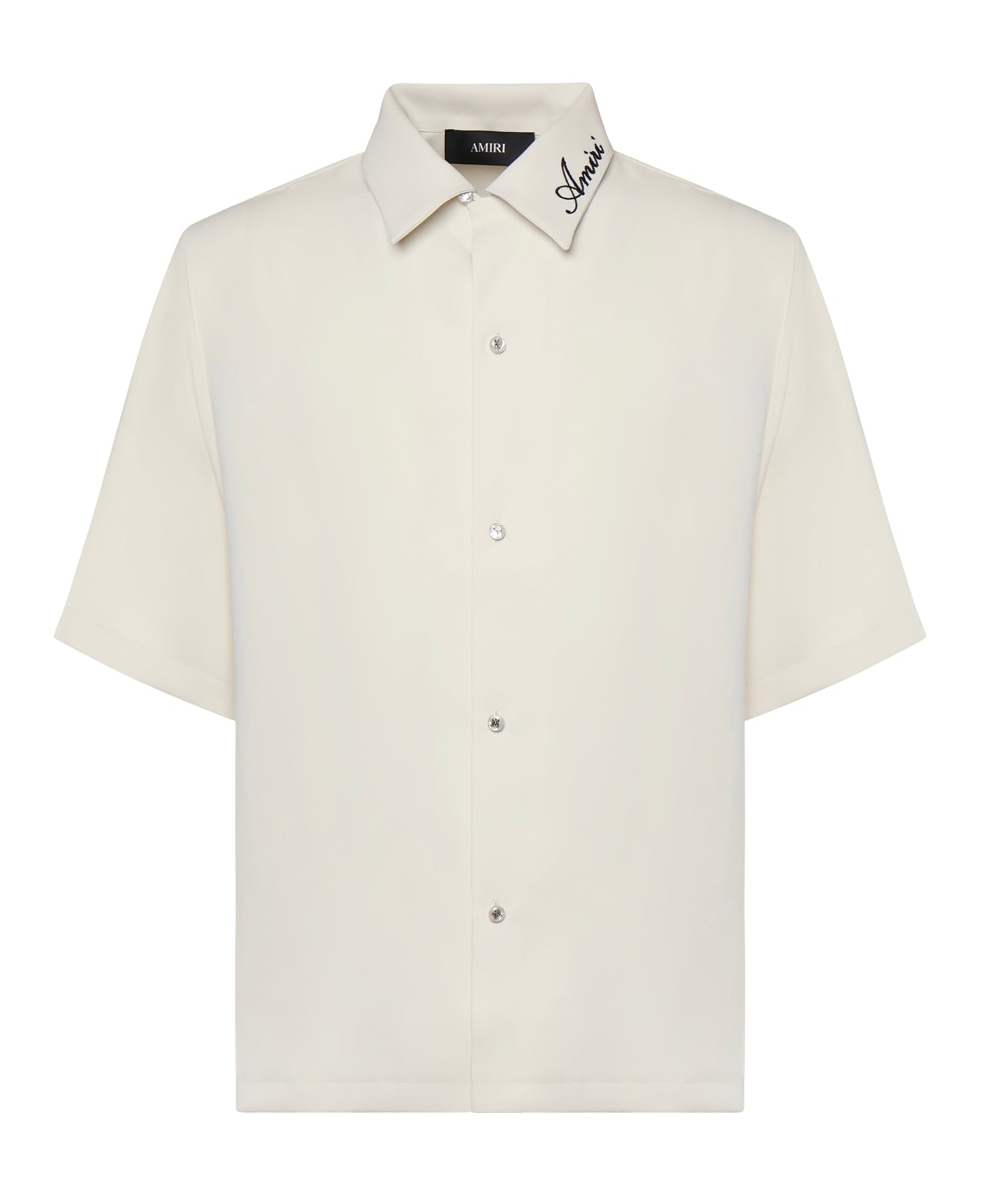 Camicia Camp con logo AMSTCA1127 271 AMIRI 