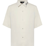 Camicia Camp con logo AMSTCA1127 271 AMIRI 