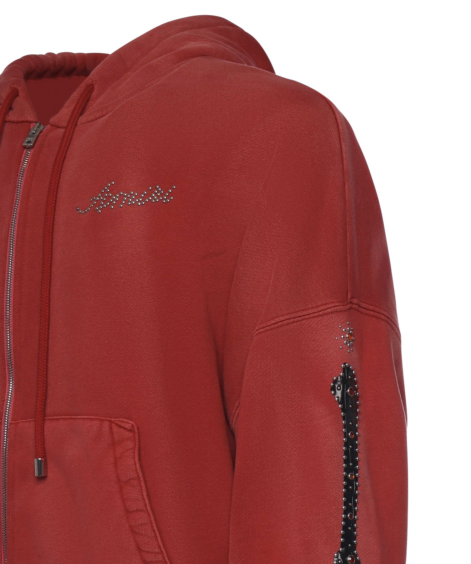 Felpa in cotone con borchie AMTOJR1012 633 AMIRI 