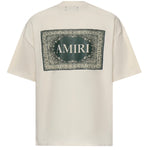 T-shirt Chateau Crest in cotone<BR/> AMTOJR1063 127 AMIRI 