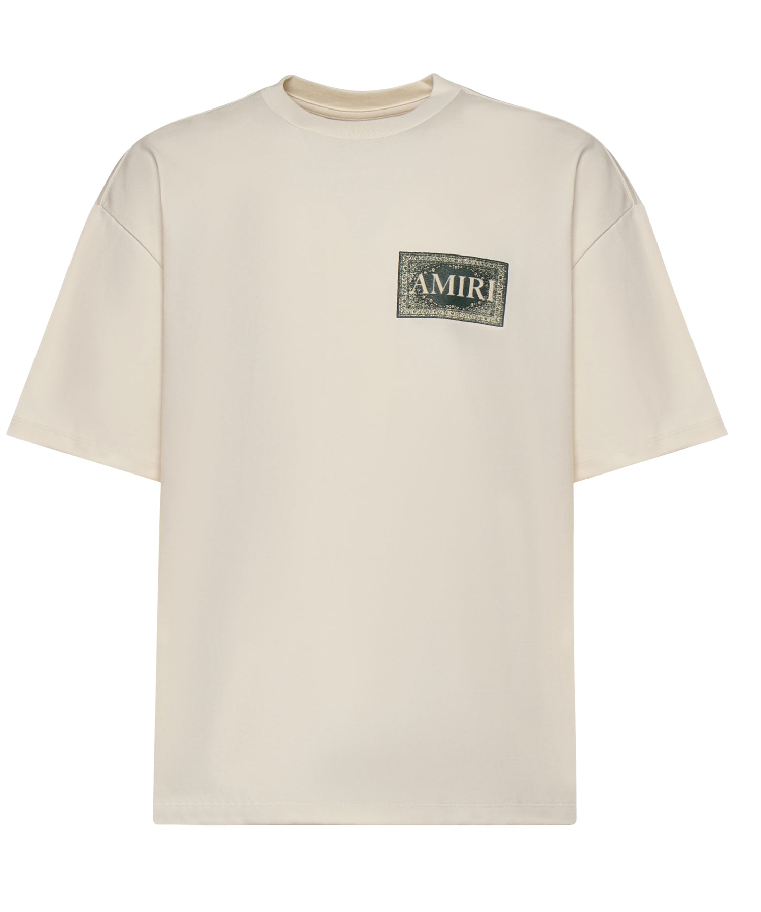 T-shirt Chateau Crest in cotone<BR/> AMTOJR1063 127 AMIRI 