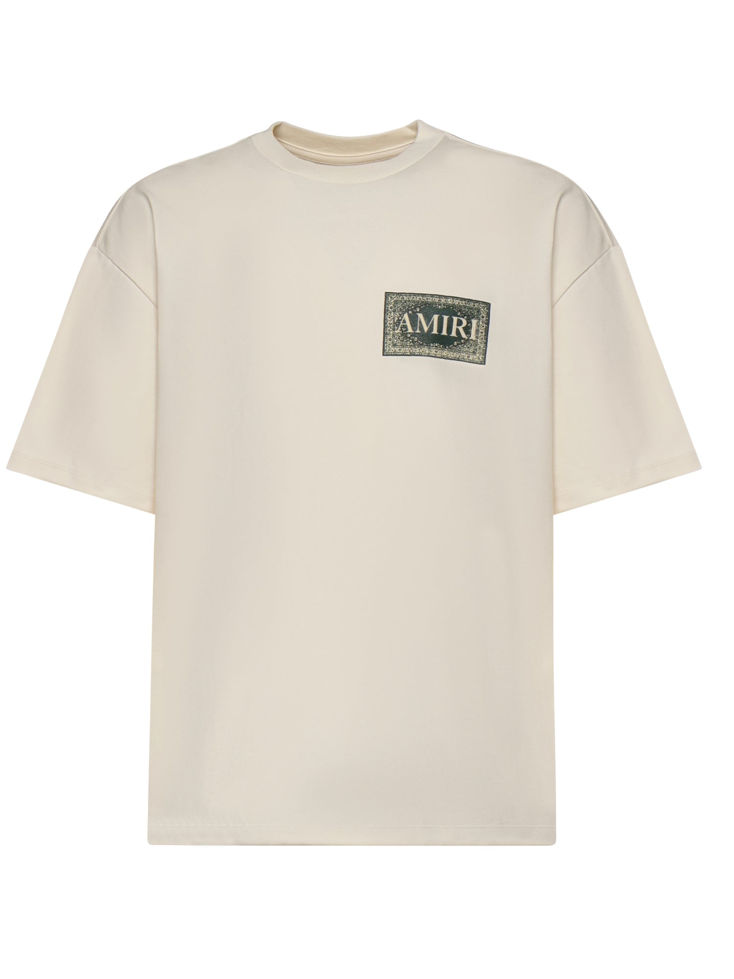 T-shirt Chateau Crest in cotone<BR/> AMTOJR1063 127 AMIRI 