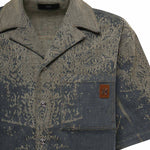 Camicia Bandana in denim AMTOSH1023 767 AMIRI 