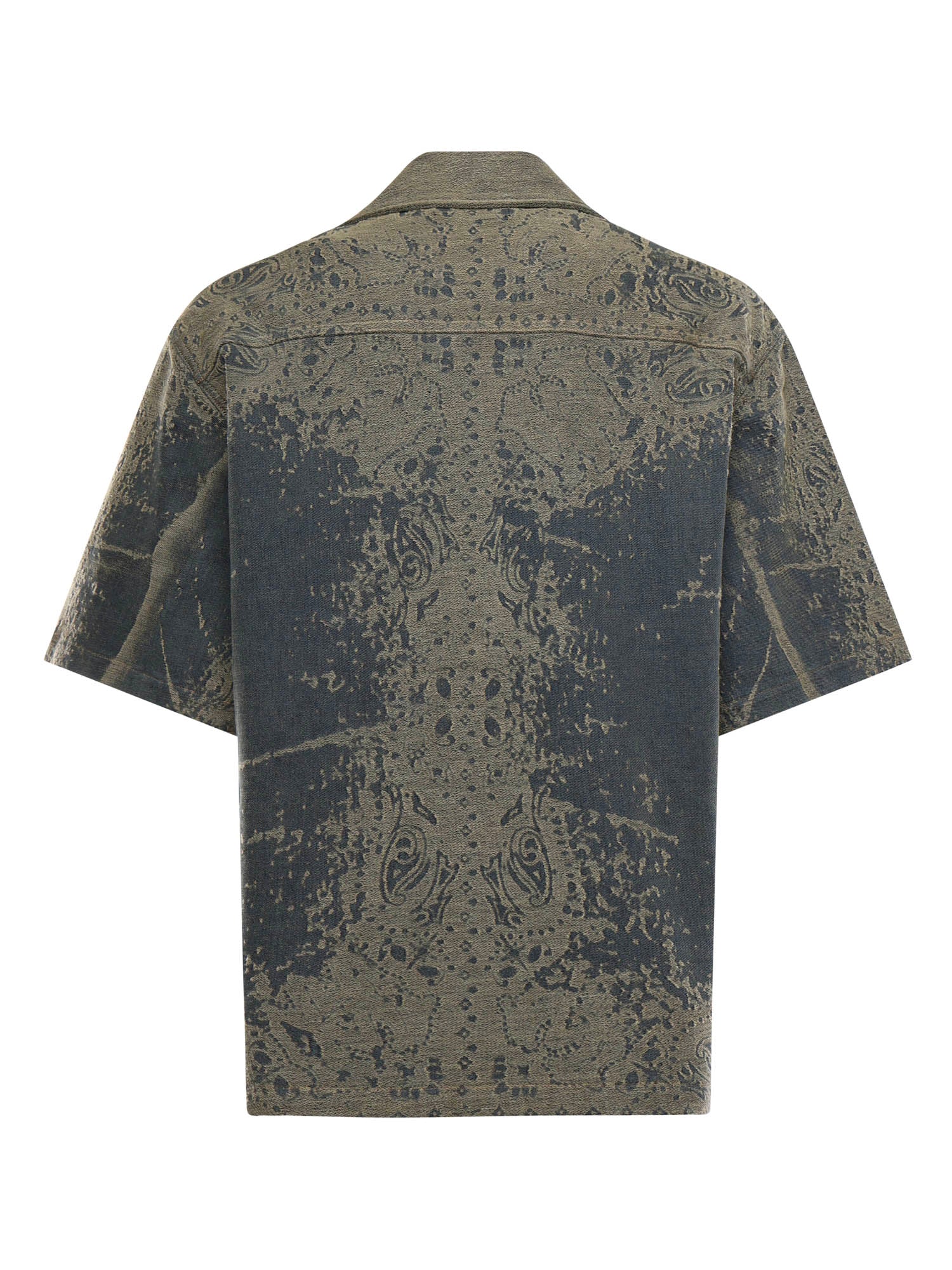 Camicia Bandana in denim AMTOSH1023 767 AMIRI 
