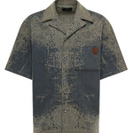 Camicia Bandana in denim AMTOSH1023 767 AMIRI 