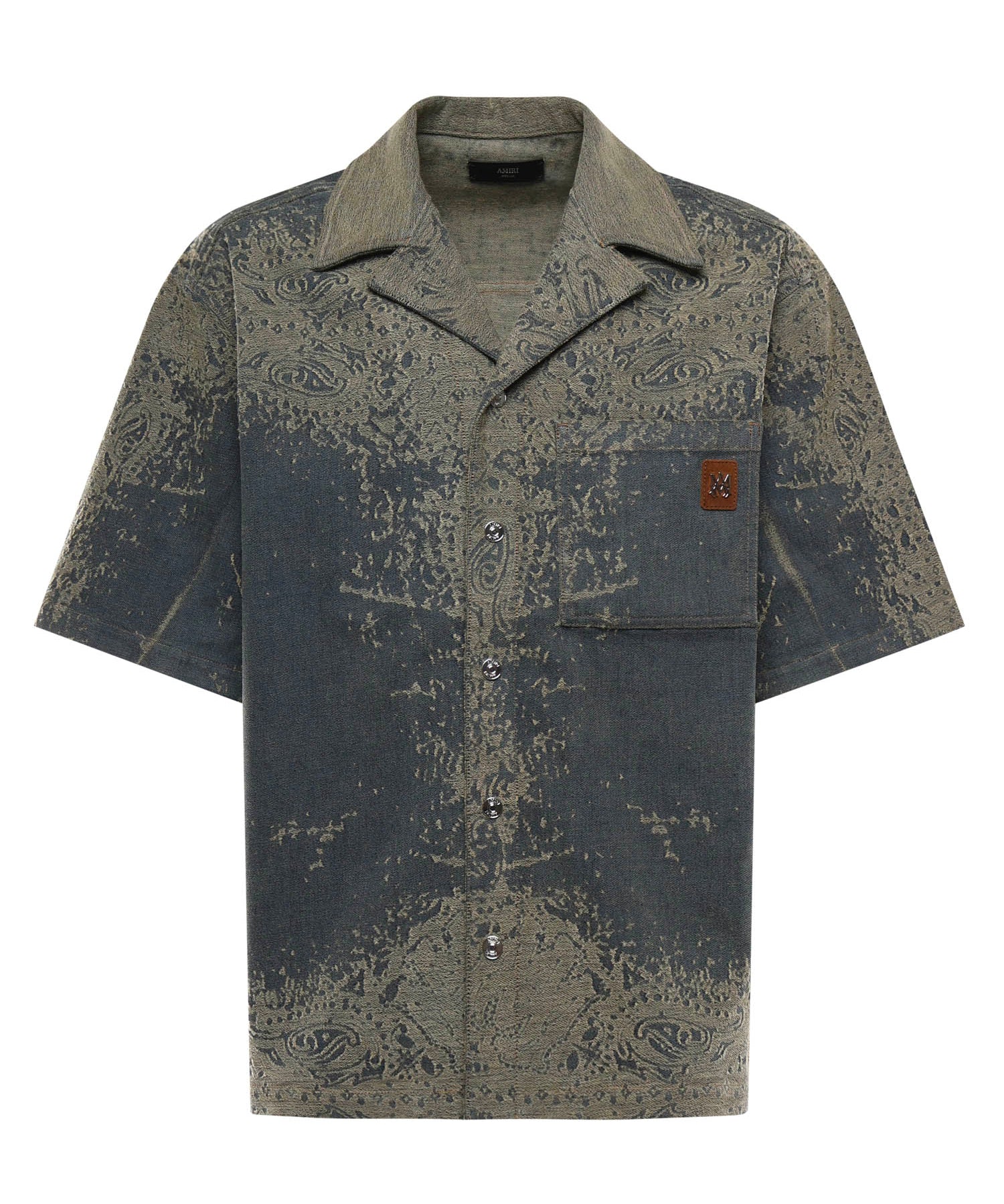 Camicia Bandana in denim AMTOSH1023 767 AMIRI 