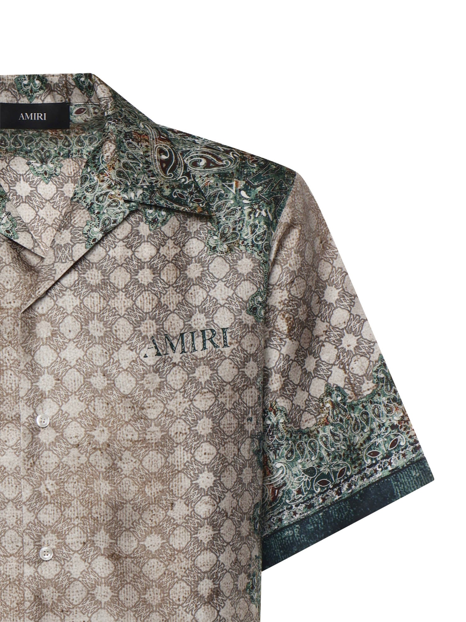 Camicia con stampa in seta AMTOSH1095 900 AMIRI 