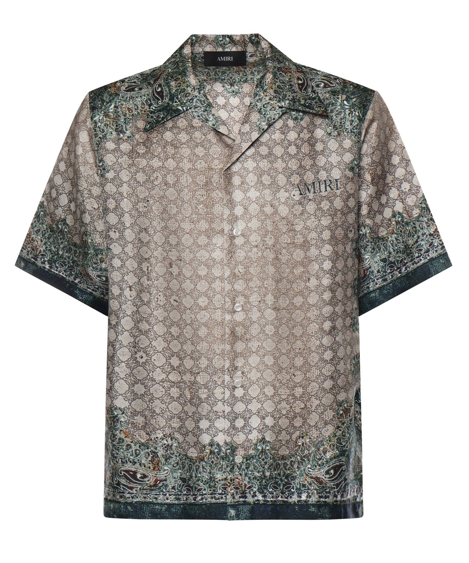 Camicia con stampa in seta AMTOSH1095 900 AMIRI 