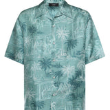 Camicia con stampa in seta AMTOSH1126 395 AMIRI 