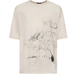 T-shirt Wild Wind Blows in cotone B0013826 FA206003 ANN DEMEULEMEESTER 