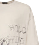T-shirt Wild Wind Blows in cotone B0013826 FA206003 ANN DEMEULEMEESTER 
