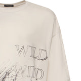 T-shirt Wild Wind Blows in cotone B0013826 FA206003 ANN DEMEULEMEESTER 