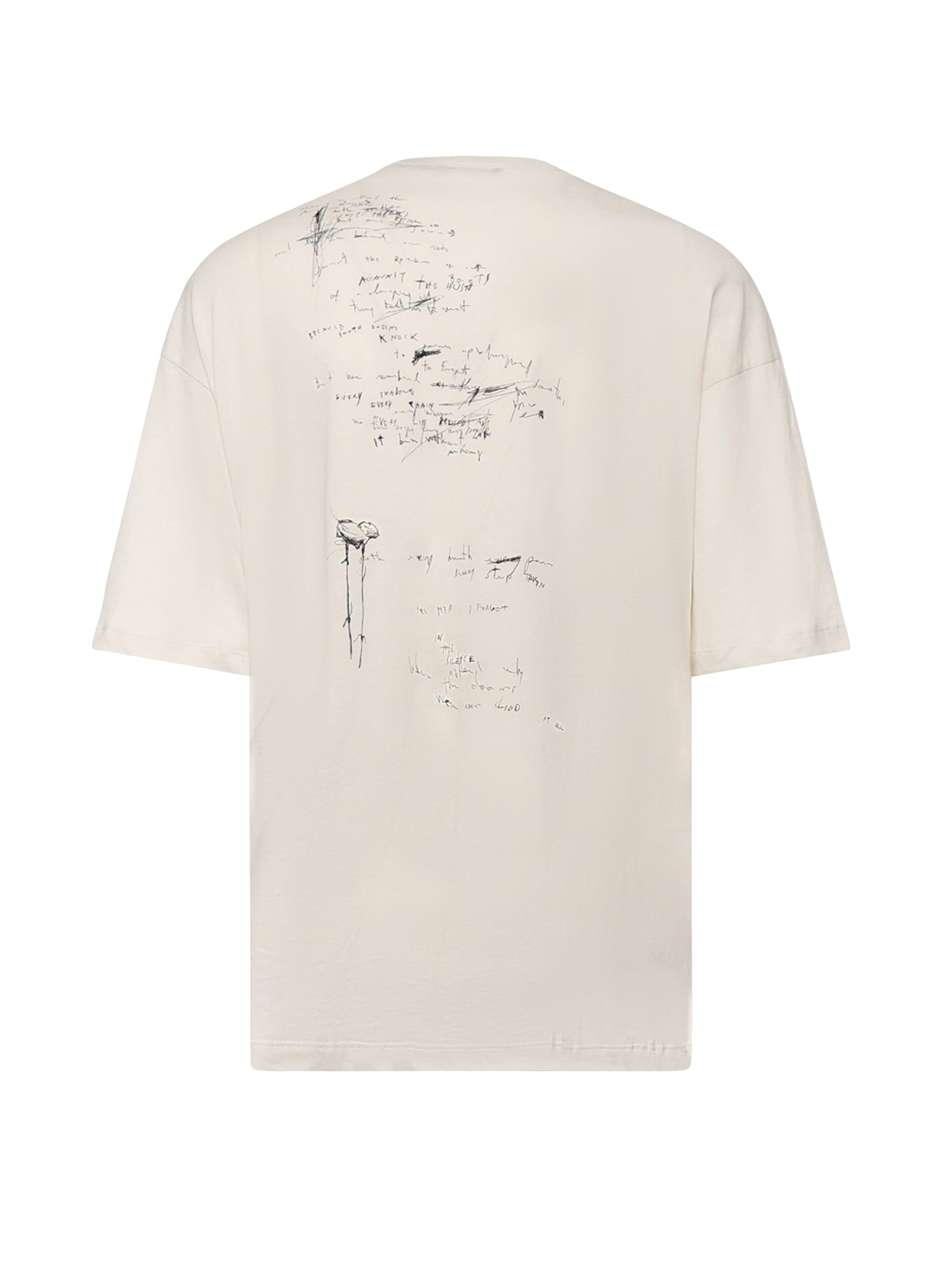 T-shirt Wild Wind Blows in cotone B0013826 FA206003 ANN DEMEULEMEESTER 