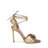 Sandali Carina in pelle metallizzata CNAHIGS0 WNASOG AQUAZZURA 