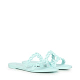 Sandali flat Infinity Chain Jelly ICJFLAS0 JLYSRZ AQUAZZURA 