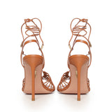 Sandali Ritmo in pelle RTMHIGS0 NAPTOB AQUAZZURA 