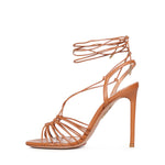 Sandali Ritmo in pelle RTMHIGS0 NAPTOB AQUAZZURA 