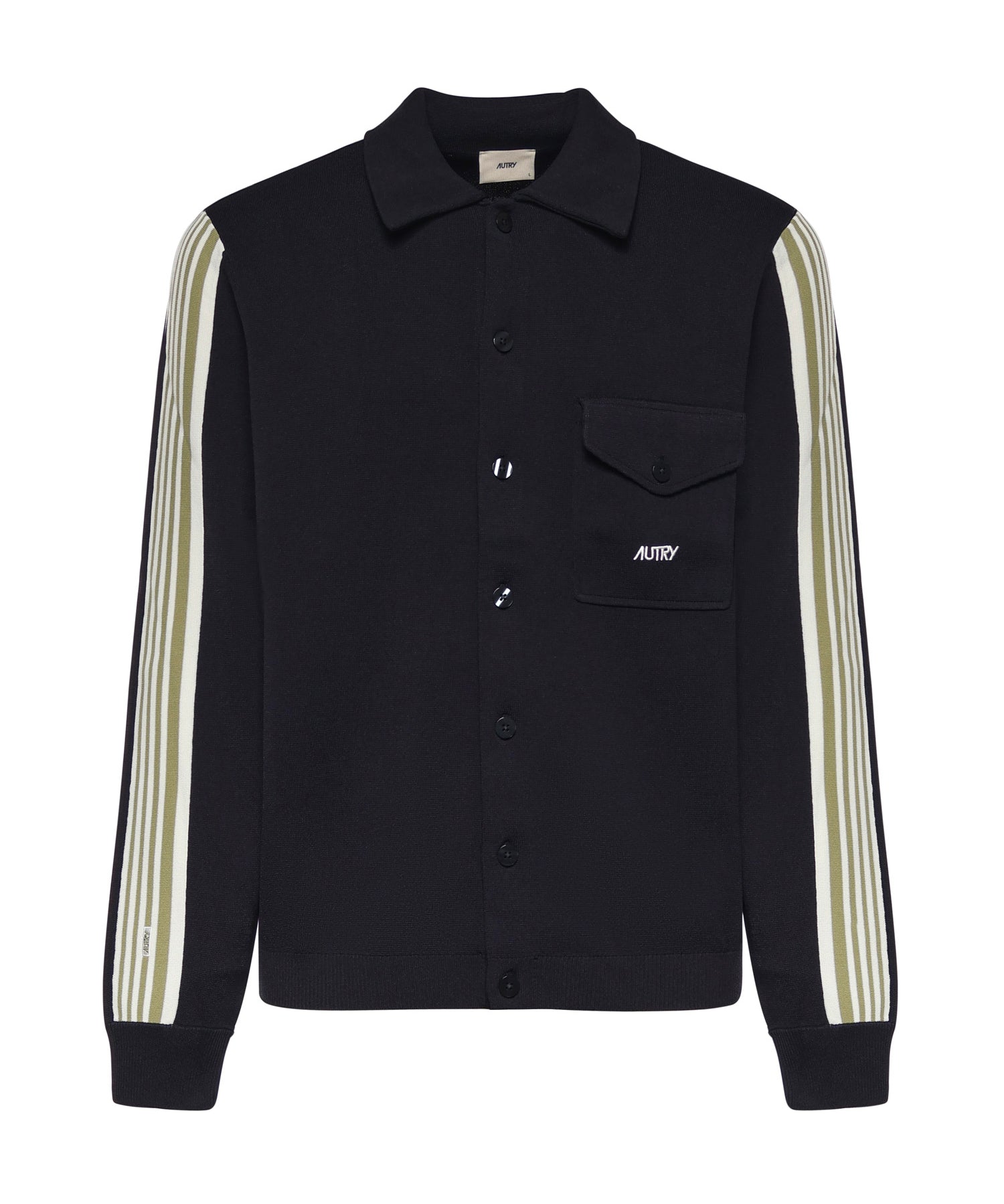 Overshirt in maglia di viscosa con logo JAPM 026B AUTRY 
