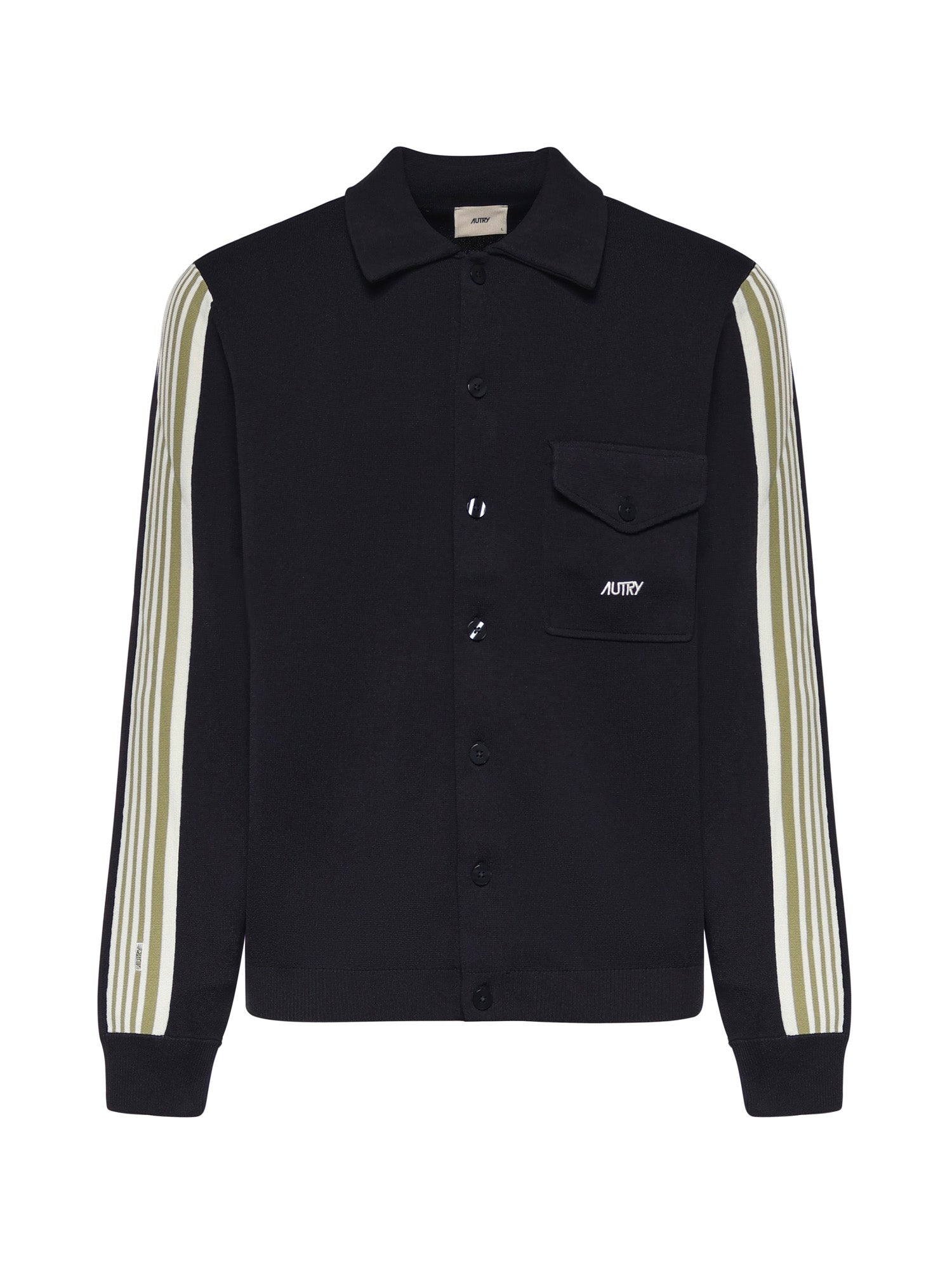 Overshirt in maglia di viscosa con logo JAPM 026B AUTRY 