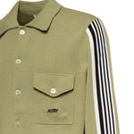 Overshirt in maglia di viscosa con logo JAPM 026Y AUTRY 