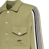 Overshirt in maglia di viscosa con logo JAPM 026Y AUTRY 