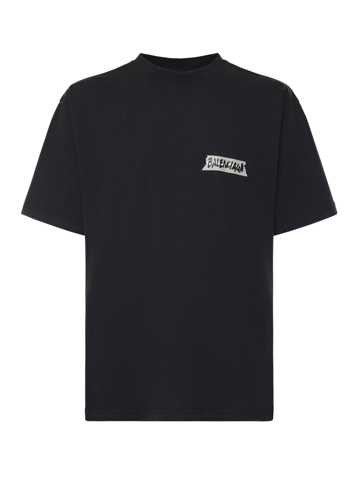 T-Shirt Masking Tape in jersey 764235 TTVL61041 BALENCIAGA 