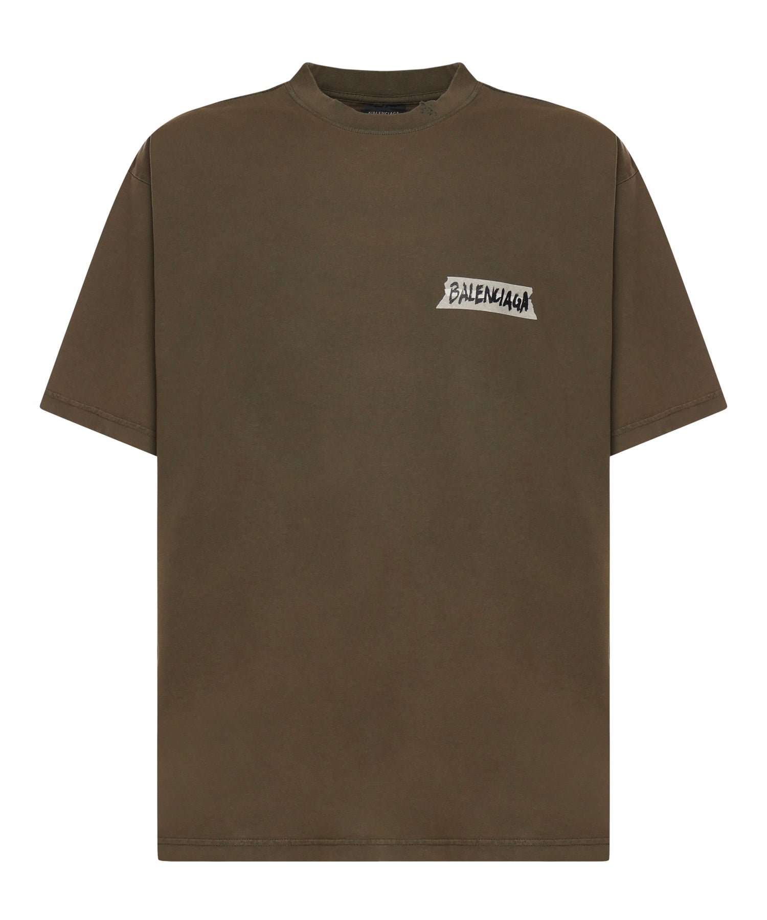 T-Shirt Masking Tape in jersey 764235 TTVL62840 BALENCIAGA 
