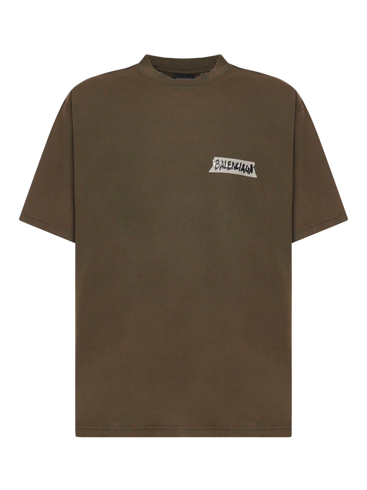 T-Shirt Masking Tape in jersey 764235 TTVL62840 BALENCIAGA 