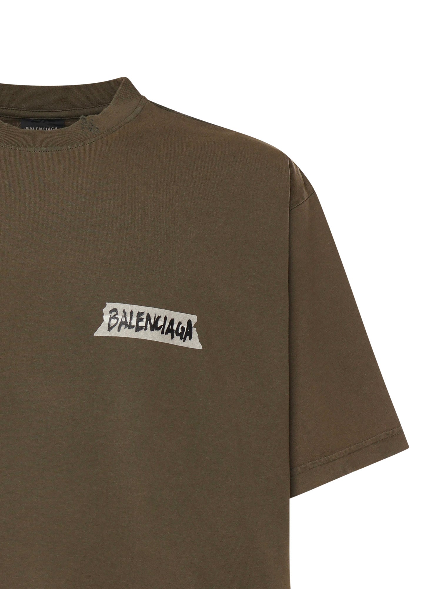 T-Shirt Masking Tape in jersey 764235 TTVL62840 BALENCIAGA 