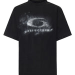 T-Shirt Crayon Loop in cotone 764235 TTVN59034 BALENCIAGA 