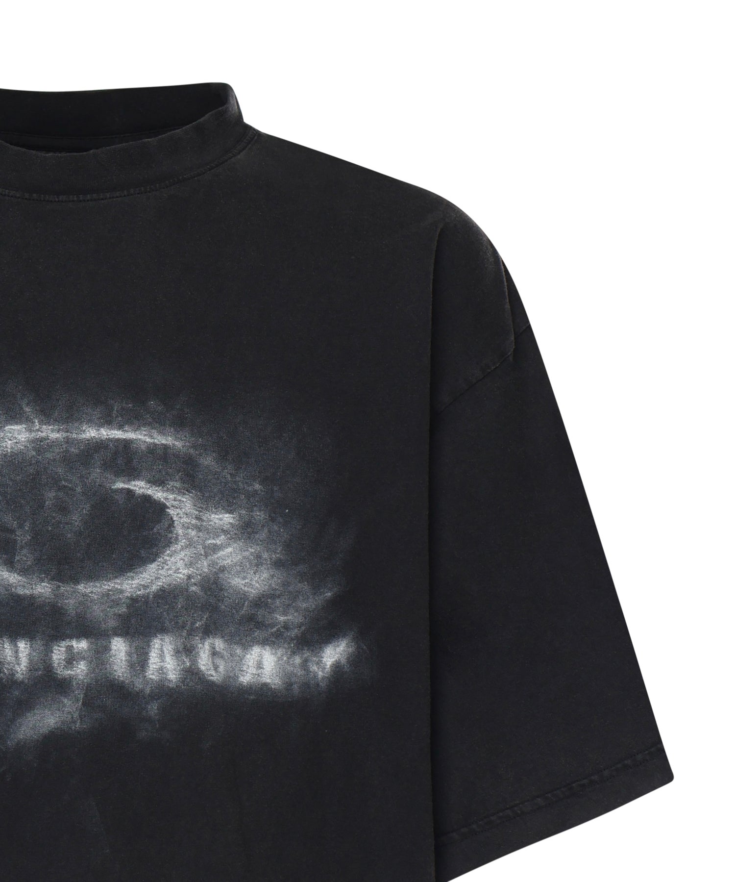 T-Shirt Crayon Loop in cotone 764235 TTVN59034 BALENCIAGA 