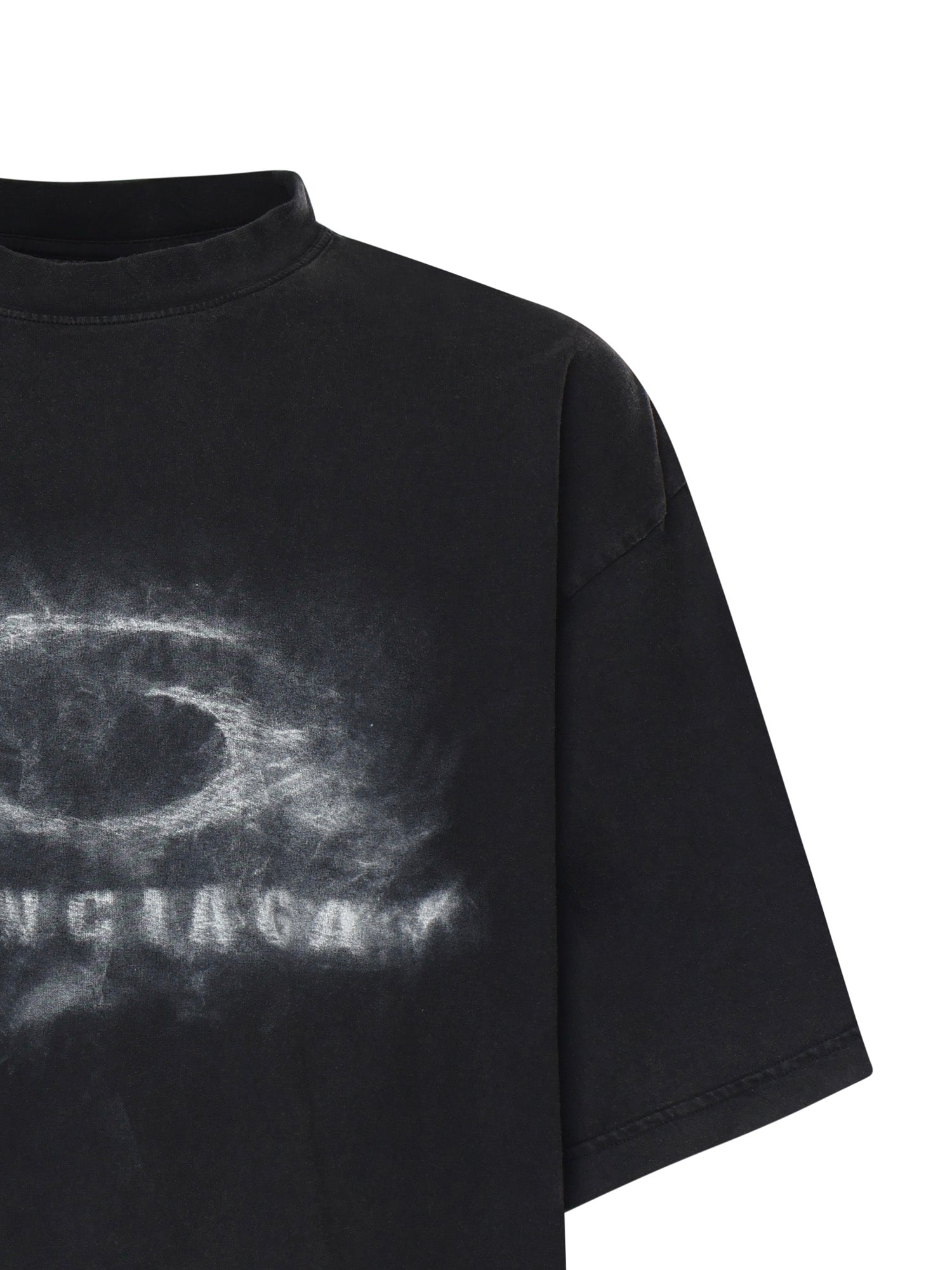 T-Shirt Crayon Loop in cotone 764235 TTVN59034 BALENCIAGA 