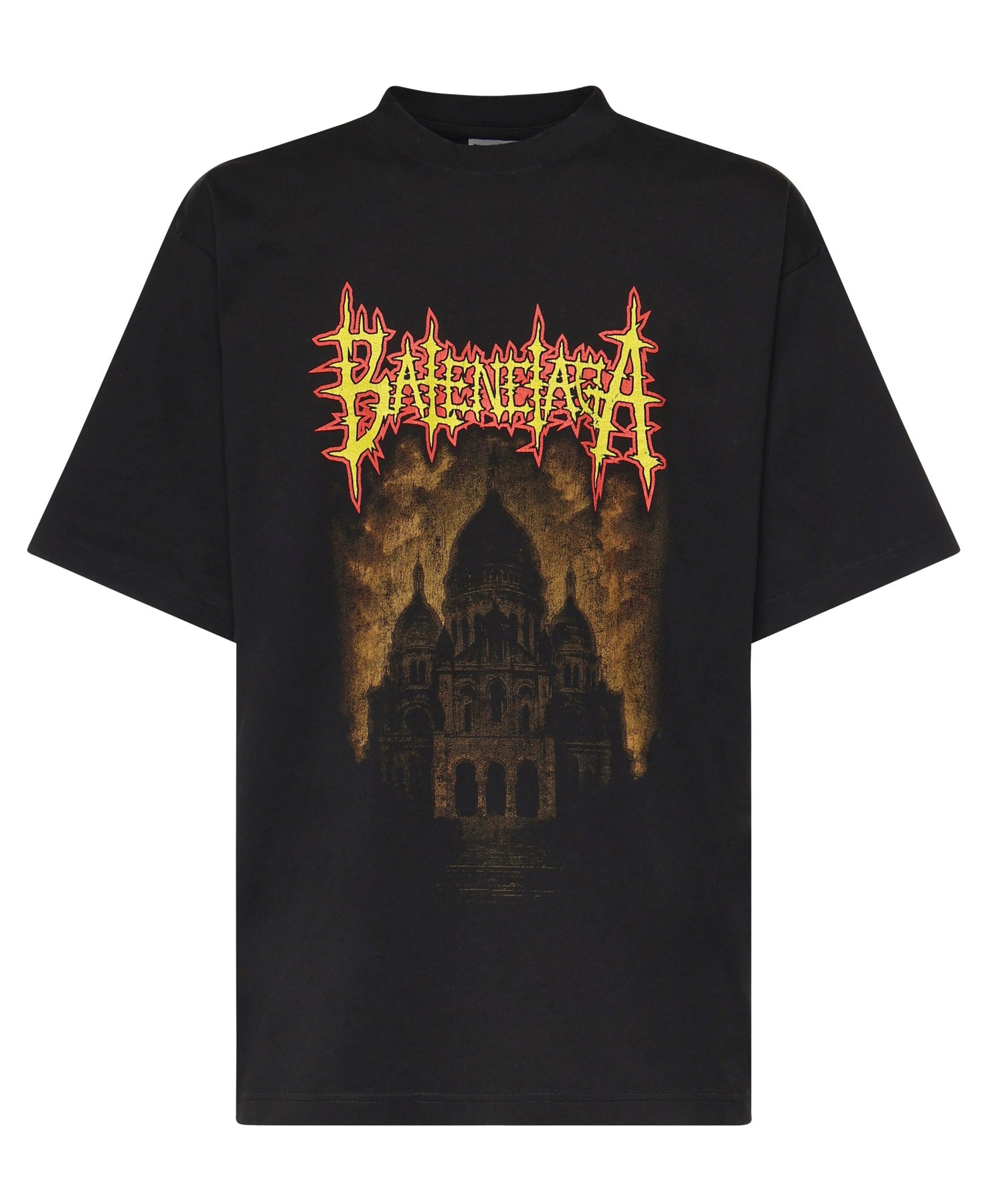 T-shirt in cotone con stampa 764235 TUVE41000 BALENCIAGA 