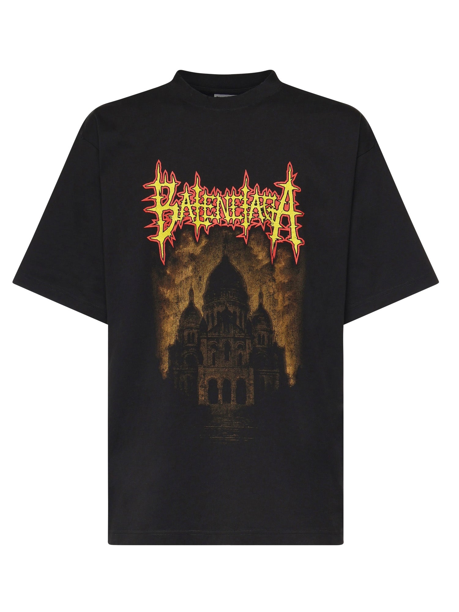 T-shirt in cotone con stampa 764235 TUVE41000 BALENCIAGA 