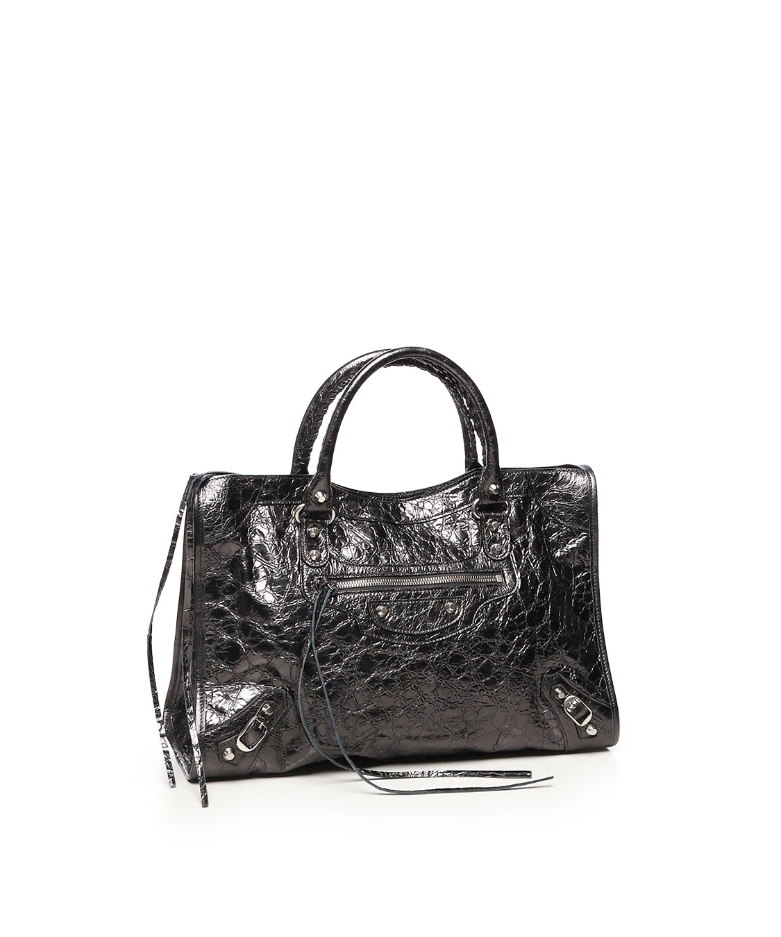 Borsa Le City Media in pelle metallizzata 823058 2AA9R1314 BALENCIAGA 
