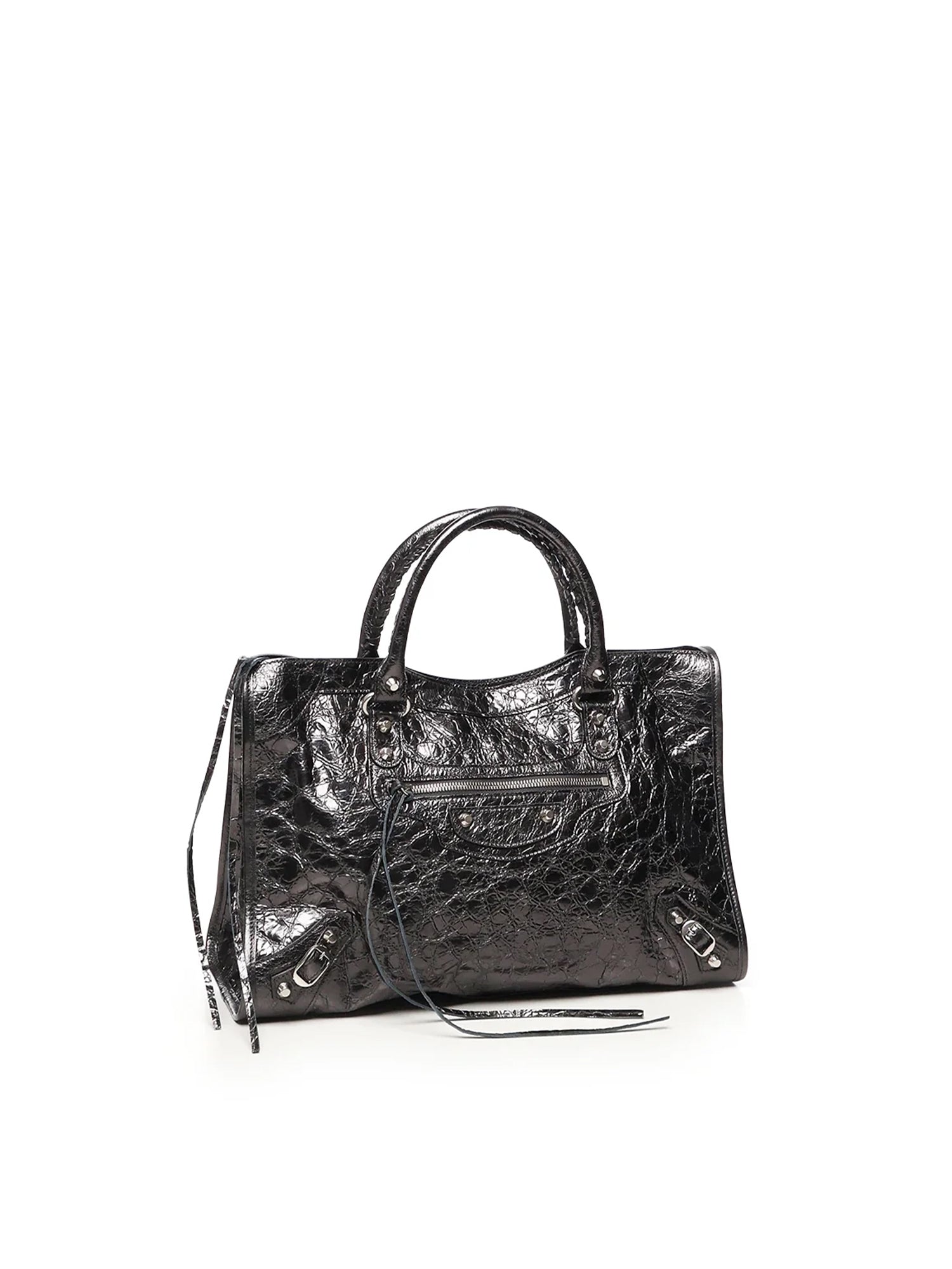 Borsa Le City Media in pelle metallizzata 823058 2AA9R1314 BALENCIAGA 