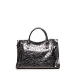 Borsa Le City Media in pelle metallizzata 823058 2AA9R1314 BALENCIAGA 
