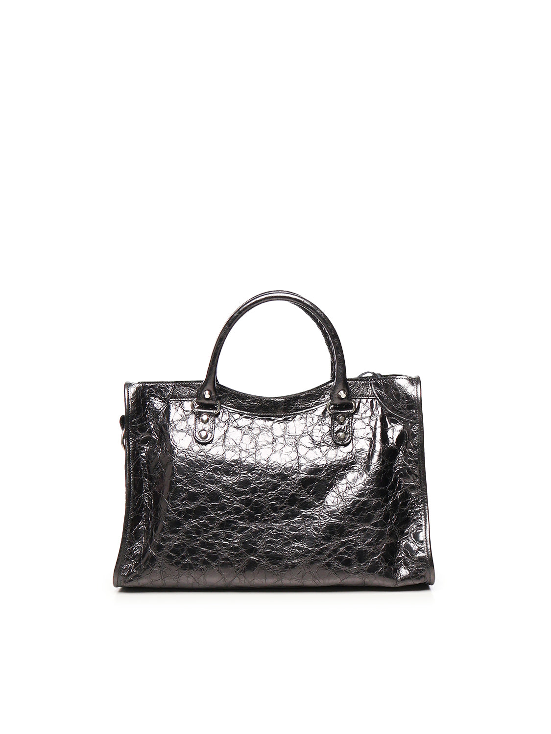 Borsa Le City Media in pelle metallizzata 823058 2AA9R1314 BALENCIAGA 
