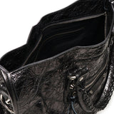 Borsa Le City Media in pelle metallizzata 823058 2AA9R1314 BALENCIAGA 